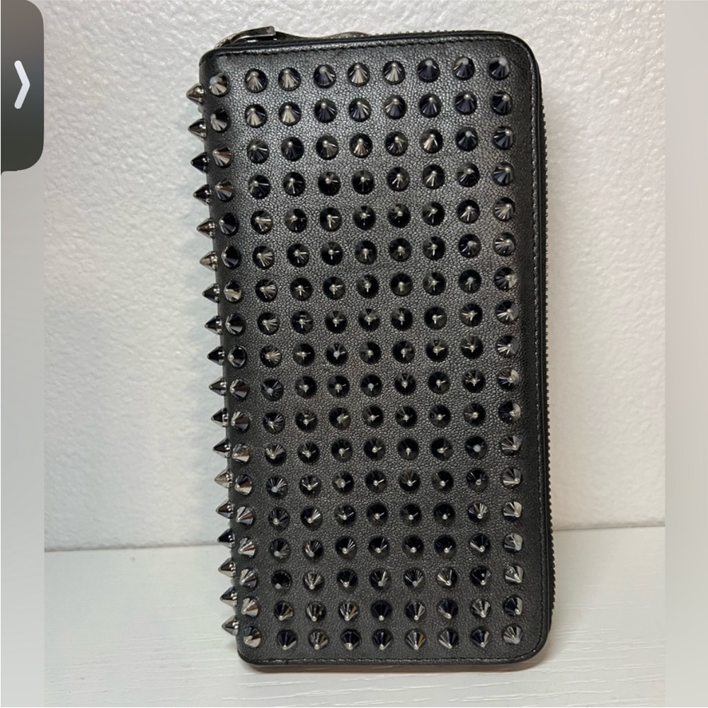 Christian Louboutin Black Studded Wallet